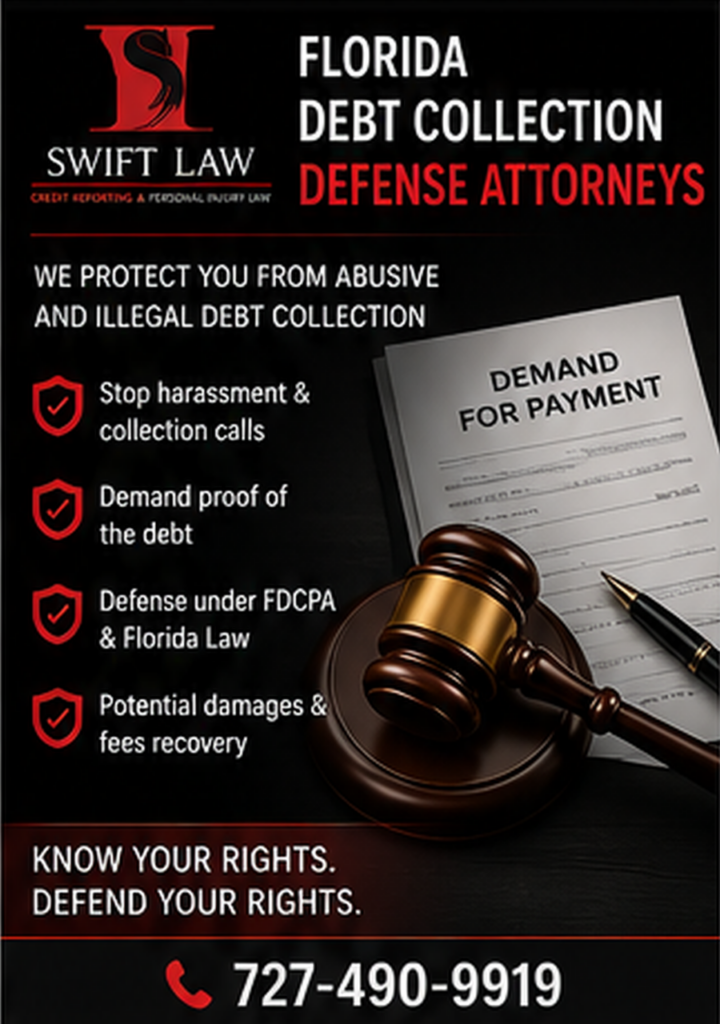 debt collection defense attorney infographic
