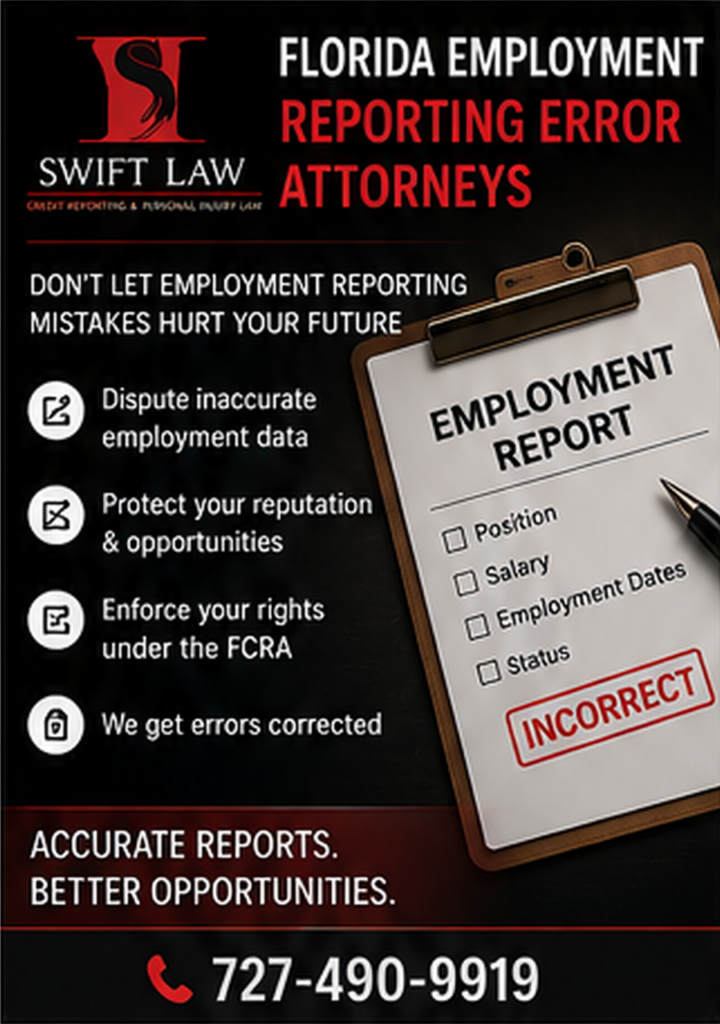 employment reporting error attorney infographic