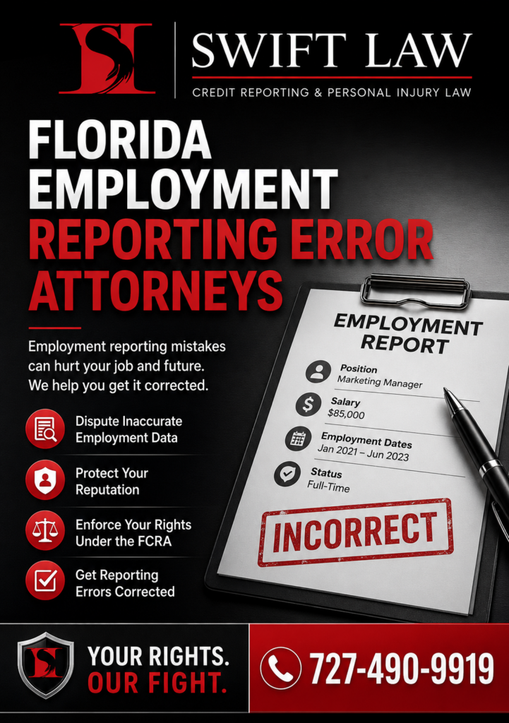 employment reporting error attorney infographic